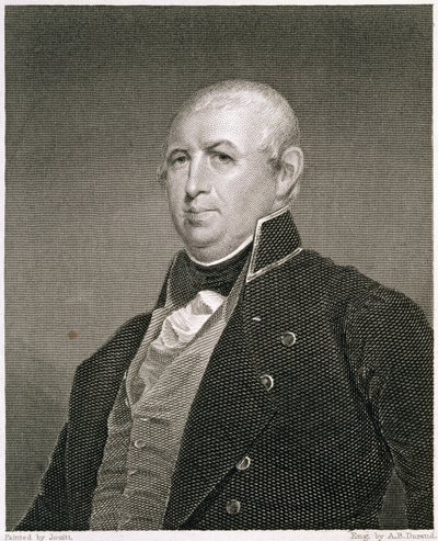 Isaac Shelby, Engraved by Asher Brown Durand by Matthew Harris Jouett